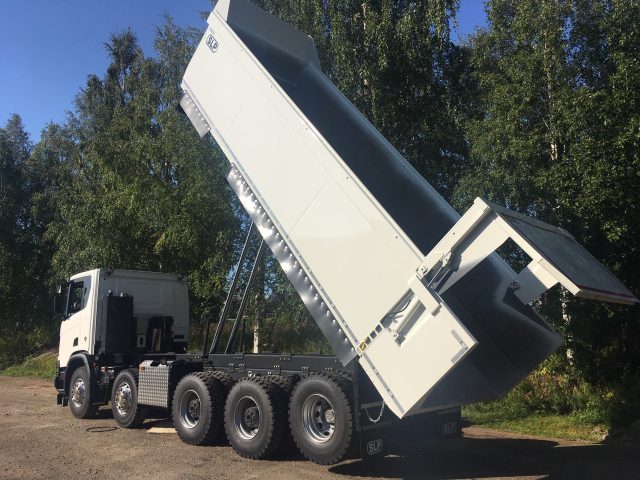 5-axlad gruvbil Scania, Sverige/Malmfälten