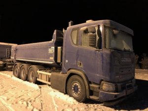 4-axlad kassettbil Scania, Sverige